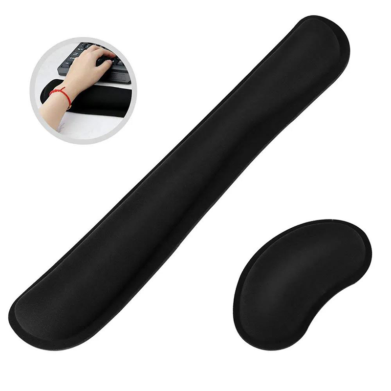 Wrist Rest Ergonomic - Alfombrilla para reposamuñecas para teclado, alfombrilla