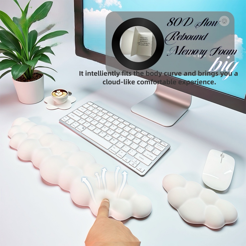 Juego de 4 almohadillas ergonó - Wrist Rest Ergonomic reseña y precio