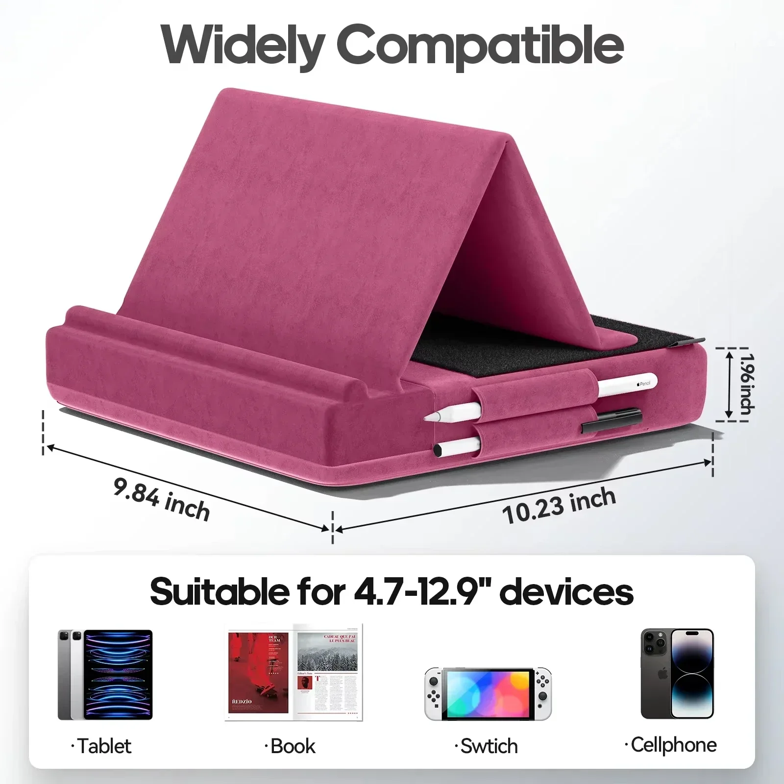 Soporte para Ipad con visualiz - Desk Corner Mat reseña y precio