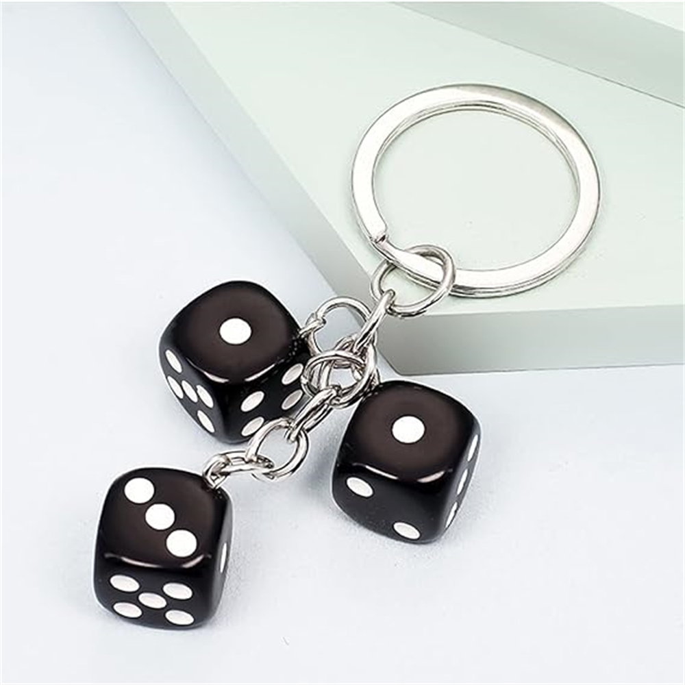 Lindo llavero de dados 3D para - Gaming Accessories Men reseña y precio