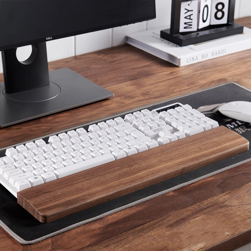 30/36/44cm teclado de nogal só - Wrist Rest Ergonomic reseña y precio
