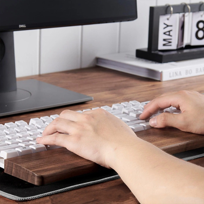 30/36/44cm teclado de nogal só - Wrist Rest Ergonomic reseña y precio