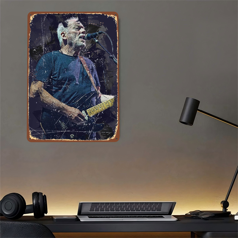 Póster Metálico de David Gilmo - Gaming Accessories Men reseña y precio