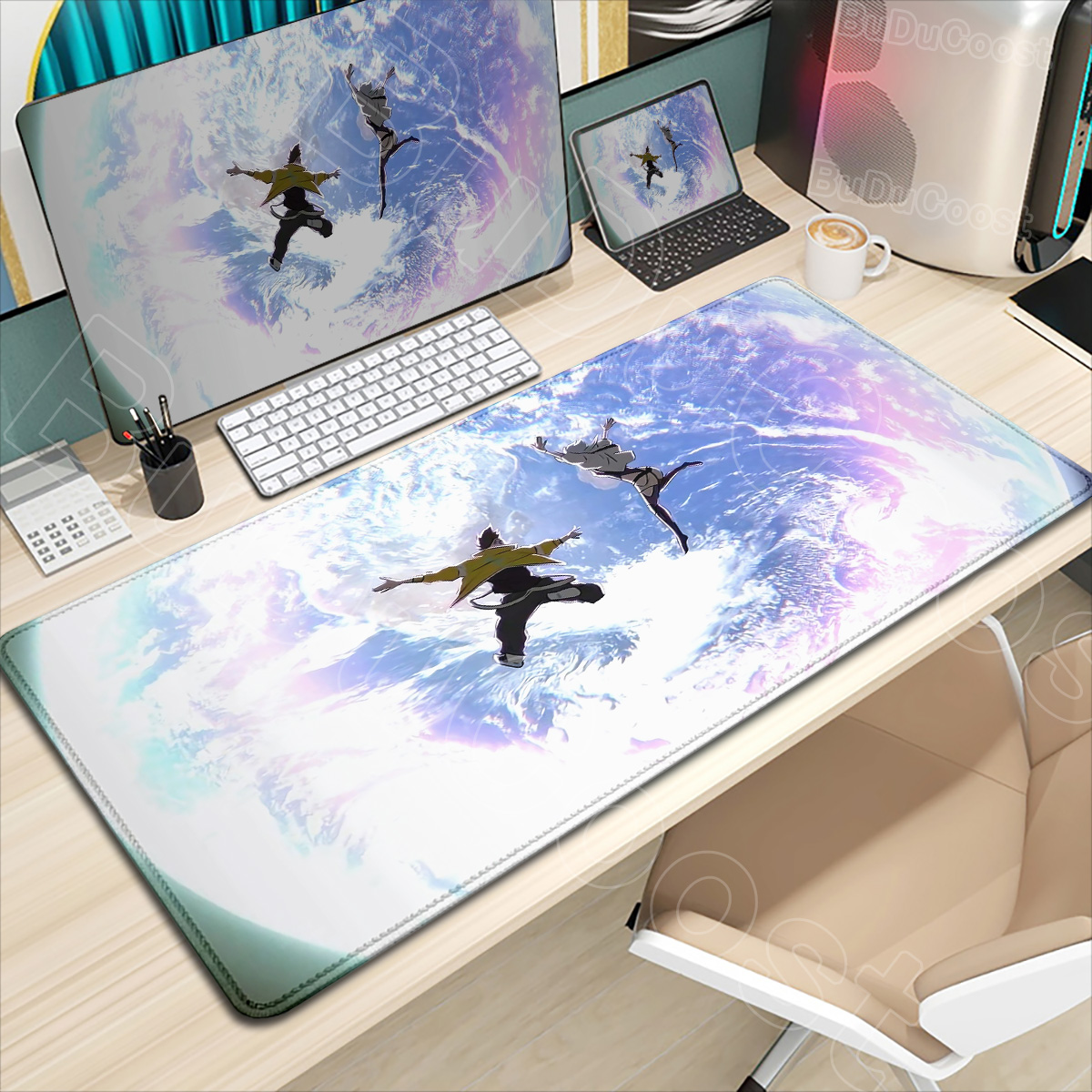 Nuevo papel tapiz con impresió - Desk Corner Mat reseña y precio