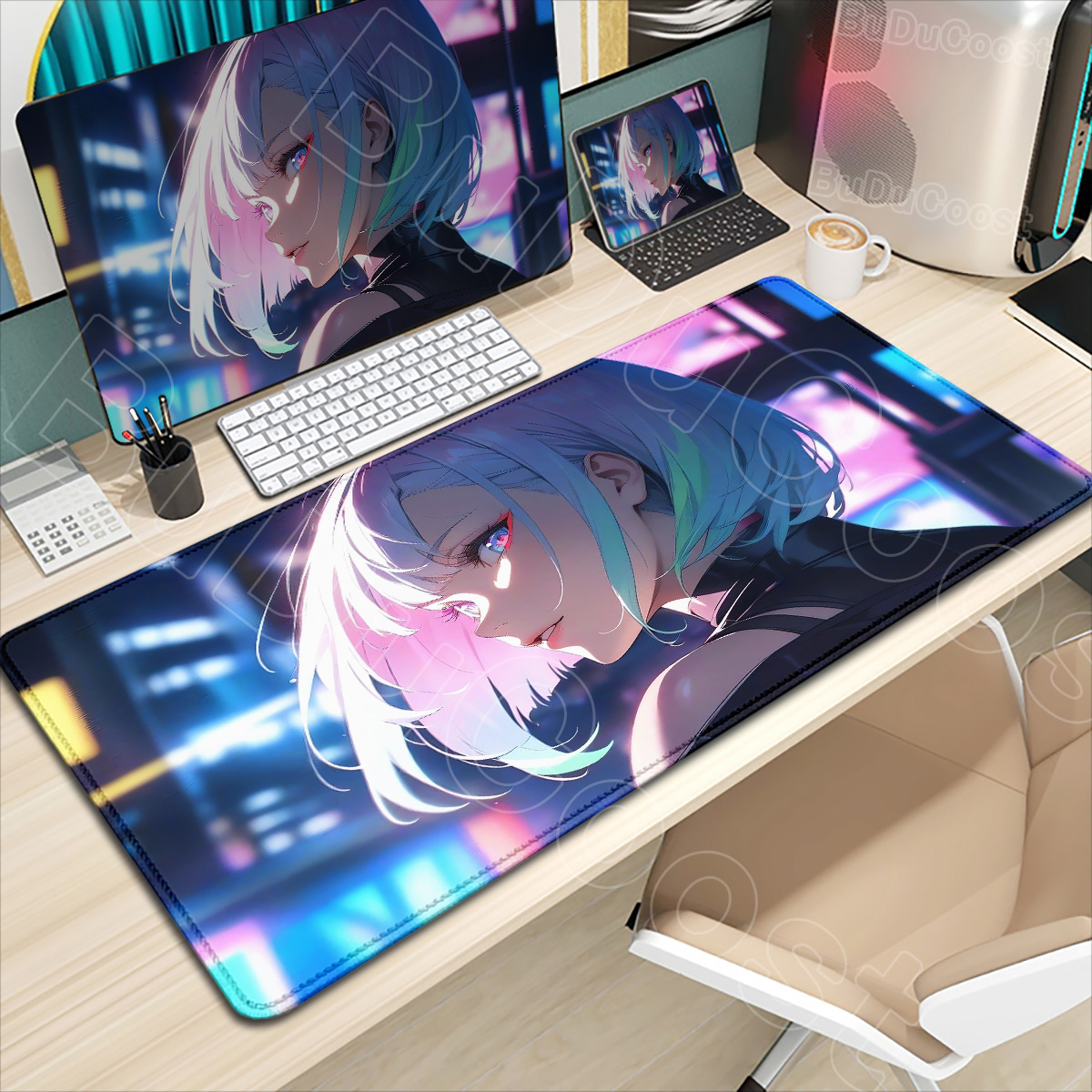 Nuevo papel tapiz con impresió - Desk Corner Mat reseña y precio